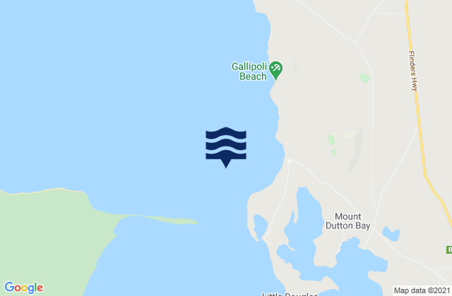 Carte des horaires des marées pour Offin Bay Entrance Beacon, Australia
