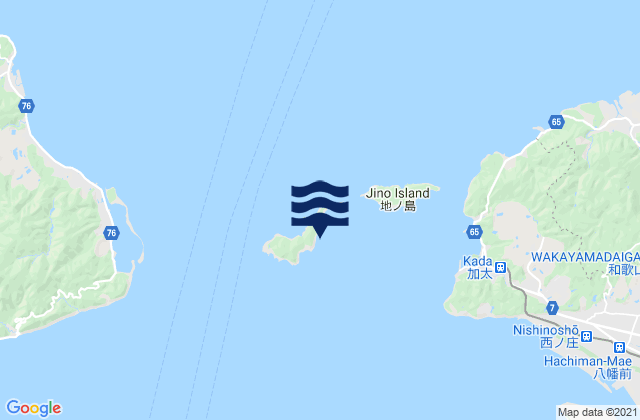 Carte des horaires des marées pour Okinoshima, Japan