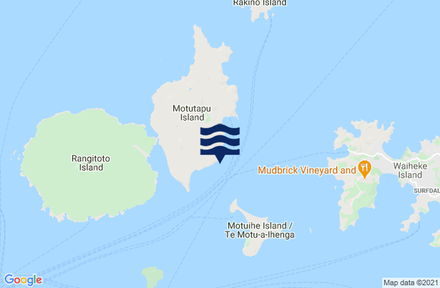 Carte des horaires des marées pour Otahuhu Point, New Zealand