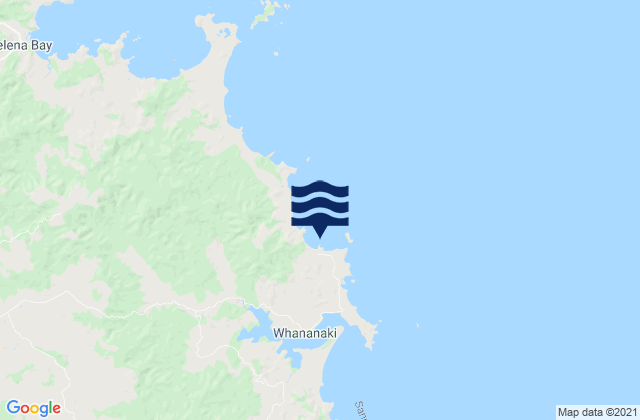 Carte des horaires des marées pour Otamure Bay, New Zealand