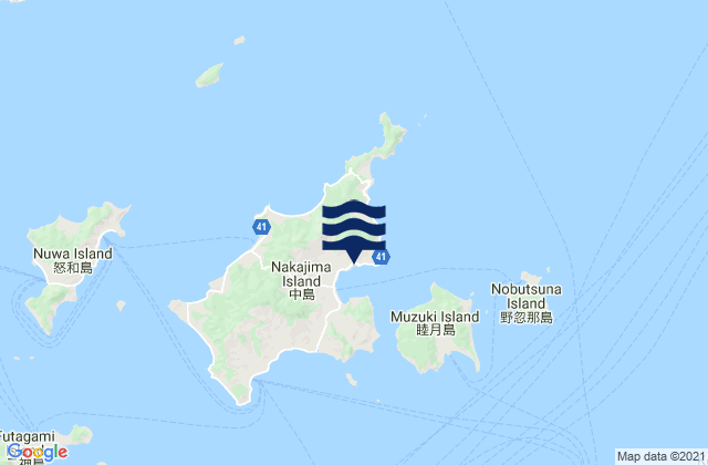 Carte des horaires des marées pour Oura (Sekito Seto), Japan