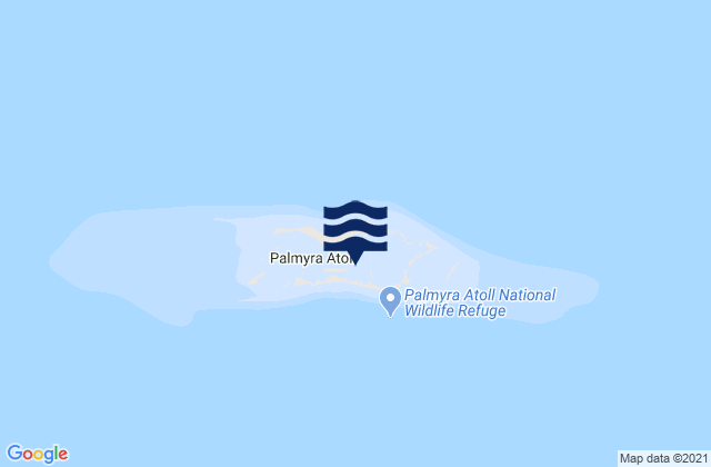 Carte des horaires des marées pour Palmyra Atoll, United States Minor Outlying Islands