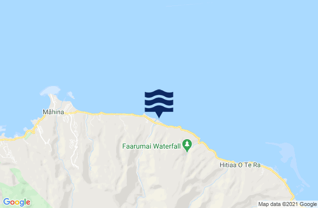 Carte des horaires des marées pour Papenoo, French Polynesia