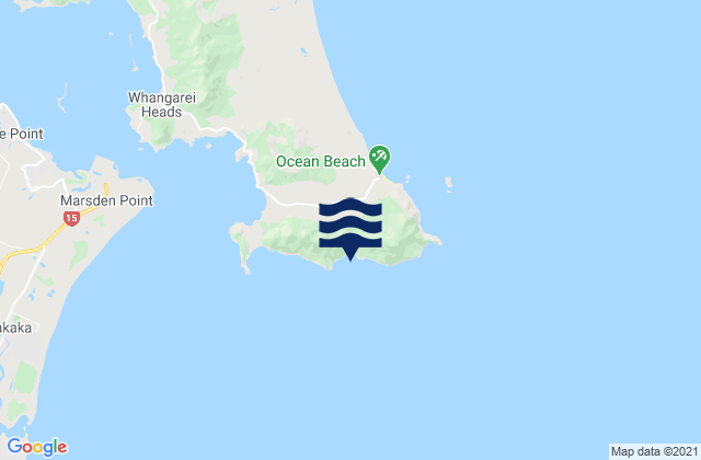Carte des horaires des marées pour Peach Cove, New Zealand