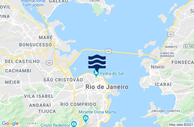 Carte des horaires des marées pour Pedra do Sal, Brazil