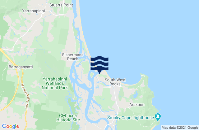 Carte des horaires des marées pour Pelican Island (North Coast), Australia