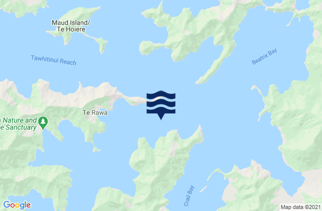 Carte des horaires des marées pour Pelorus Sound Entrance, New Zealand