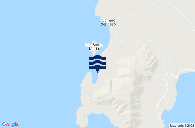 Carte des horaires des marées pour Penarol, Chile