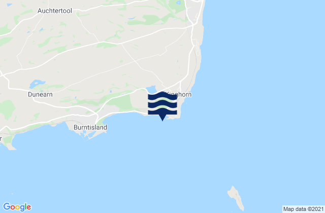 Carte des horaires des marées pour Pettycur Bay Beach, United Kingdom