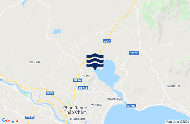 Carte des horaires des marées pour Phường Bảo An, Vietnam