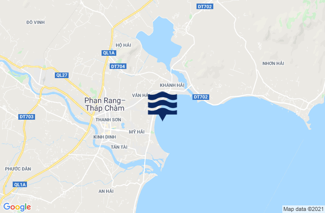 Carte des horaires des marées pour Phường Thanh Sơn, Vietnam