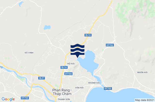 Carte des horaires des marées pour Phường Đô Vinh, Vietnam
