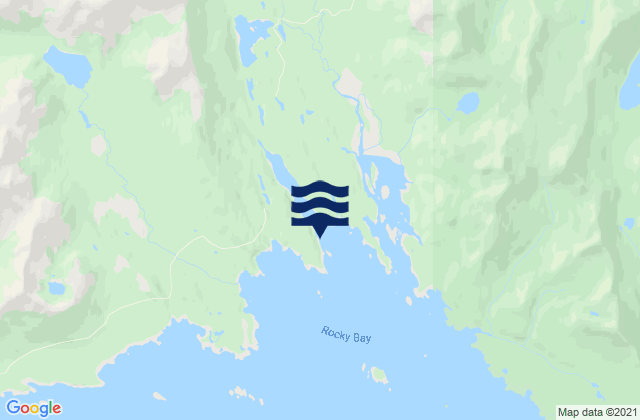 Carte des horaires des marées pour Picnic Harbor (Rocky Bay), United States