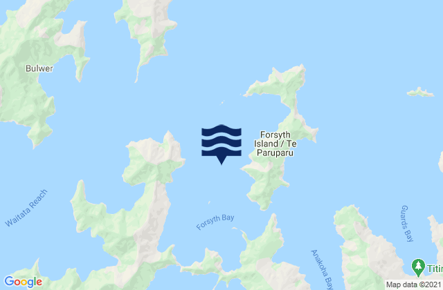 Carte des horaires des marées pour Pigeon Bay, New Zealand