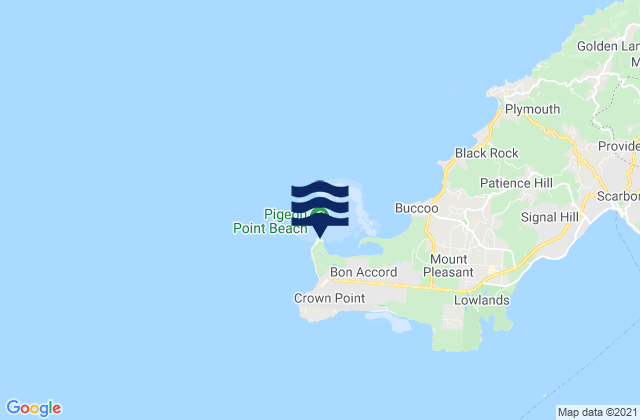 Carte des horaires des marées pour Pigeon Point, Trinidad and Tobago