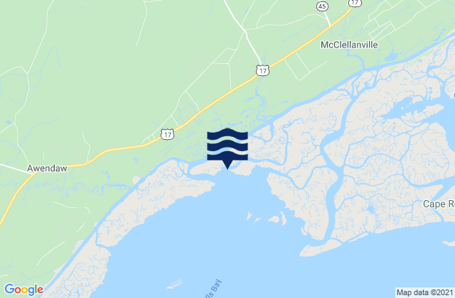 Carte des horaires des marées pour Pleasant Hill Landing (Santee River), United States