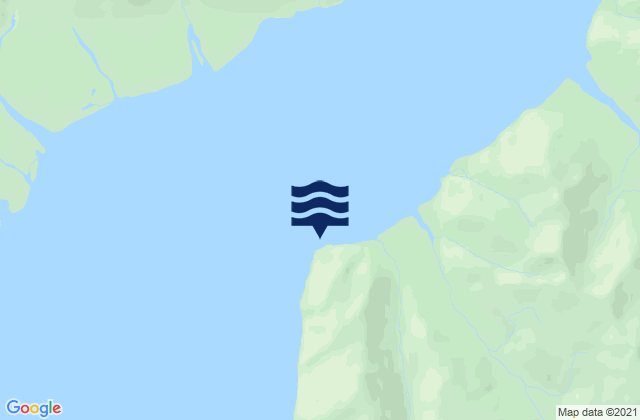 Carte des horaires des marées pour Point Latouche (Yakutat Bay), United States