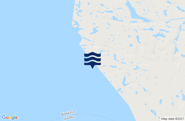 Carte des horaires des marées pour Port Burwell, Canada
