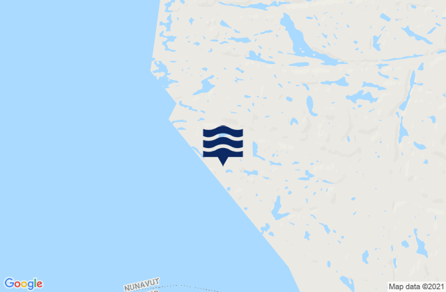Carte des horaires des marées pour Port Burwell, Canada