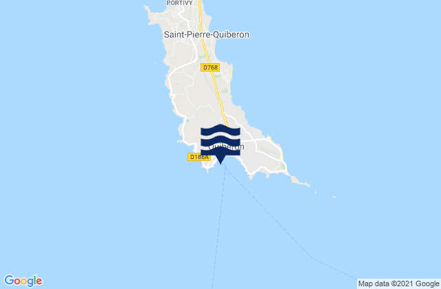 Carte des horaires des marées pour Port Maria, France