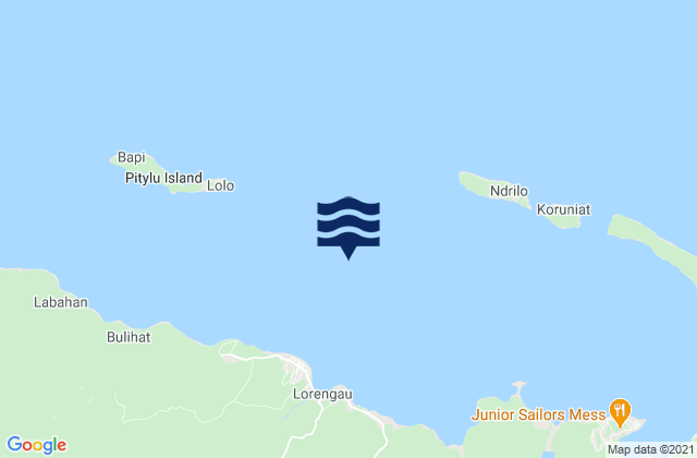 Carte des horaires des marées pour Port Seeadler, Manus, Admiralty Islands, Papua New Guinea