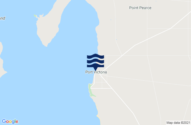 Carte des horaires des marées pour Port Victoria, Australia