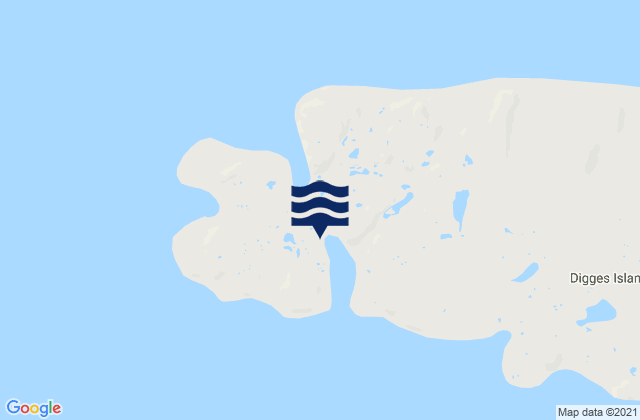 Carte des horaires des marées pour Port de Laperrière, Canada