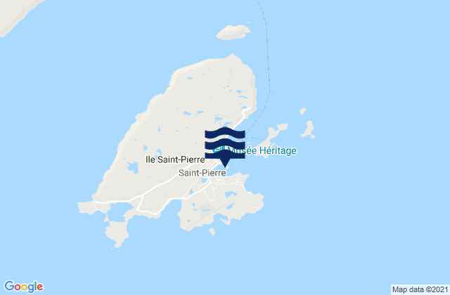 Carte des horaires des marées pour Port de Saint-Pierre, Saint Pierre and Miquelon