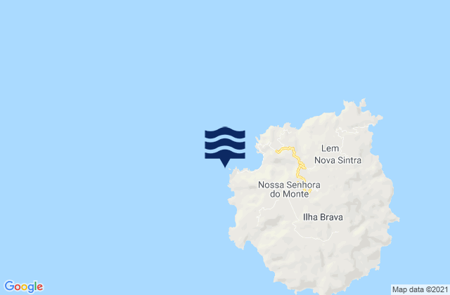 Carte des horaires des marées pour Porto da Faja Brava Island, Cabo Verde