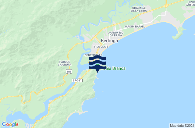 Carte des horaires des marées pour Praia Branca, Brazil