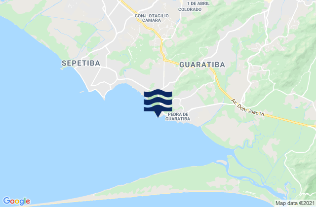 Carte des horaires des marées pour Praia da Ponta Grossa, Brazil
