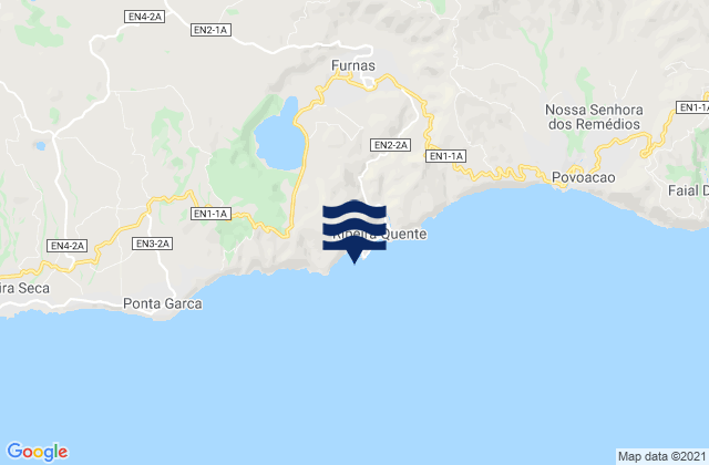 Carte des horaires des marées pour Praia do Fogo, Portugal