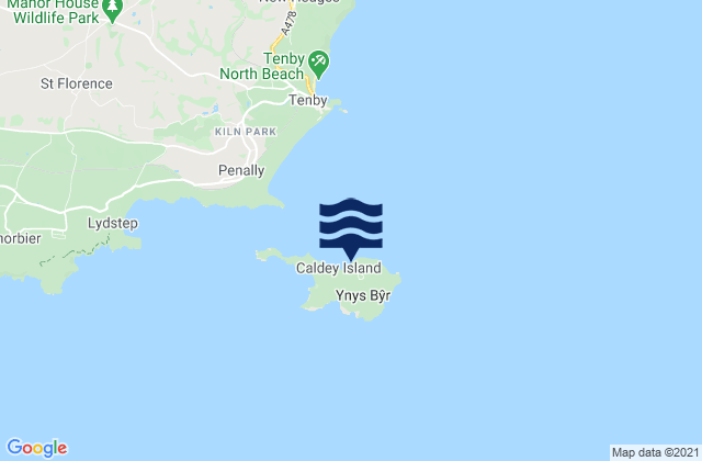 Carte des horaires des marées pour Priory Bay Beach, United Kingdom