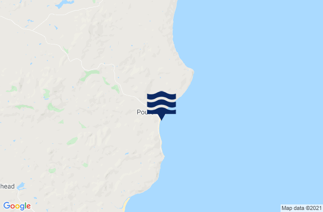 Carte des horaires des marées pour Punawaitai, New Zealand