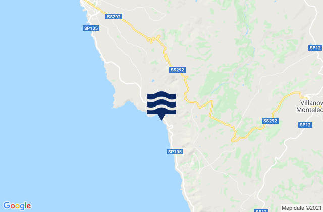 Carte des horaires des marées pour Putifigari, Italy