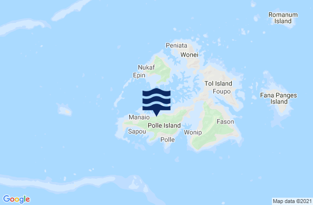 Carte des horaires des marées pour Pwene Municipality, Micronesia