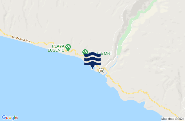 Carte des horaires des marées pour Quilca, Peru
