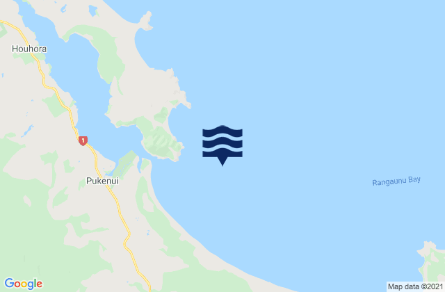 Carte des horaires des marées pour Rangaunu Bay, New Zealand