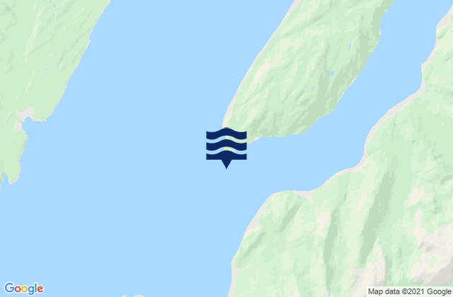 Carte des horaires des marées pour Ranger Islet, Canada