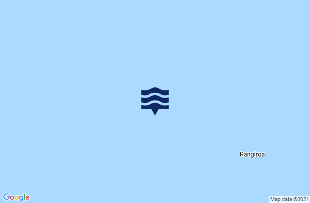 Carte des horaires des marées pour Rangiroa Atoll, French Polynesia