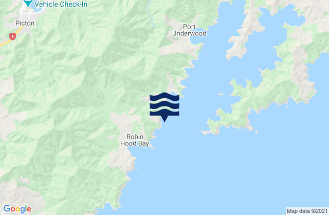 Carte des horaires des marées pour Rangitane Bay, New Zealand