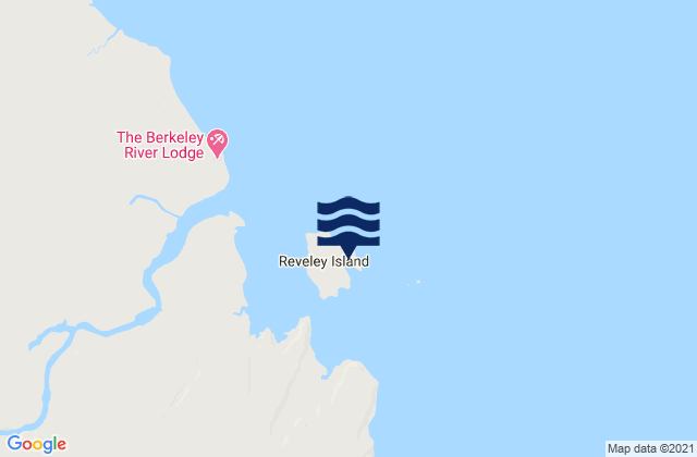 Carte des horaires des marées pour Reveley Island, Australia