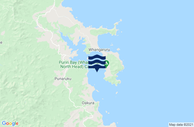 Carte des horaires des marées pour Rocky Point, New Zealand