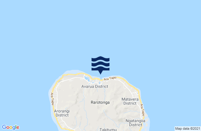 Carte des horaires des marées pour Rutaki Passage, French Polynesia