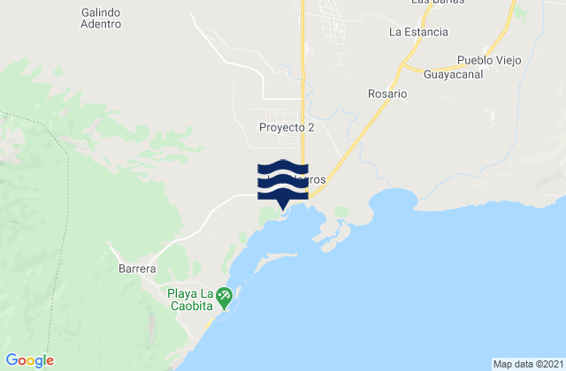 Carte des horaires des marées pour Sabana Yegua, Dominican Republic