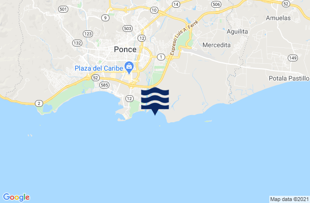 Carte des horaires des marées pour Sabanetas Barrio, Puerto Rico