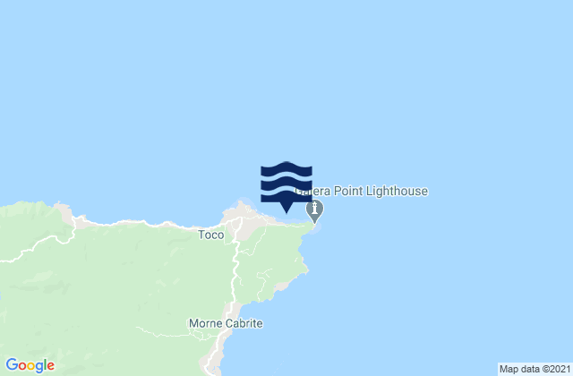 Carte des horaires des marées pour Salibea Bay, Trinidad and Tobago