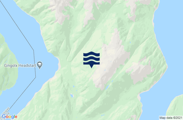 Carte des horaires des marées pour Salmon Cove, United States