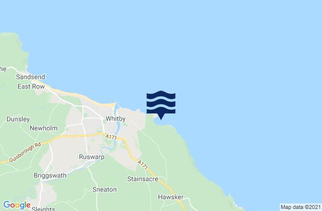 Carte des horaires des marées pour Saltwick Bay, United Kingdom