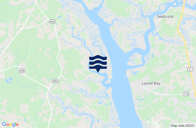 Carte des horaires des marées pour Salvesbarg Landing West Branch Boyds Creek, United States